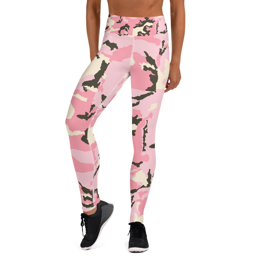 nike pink camo leggings