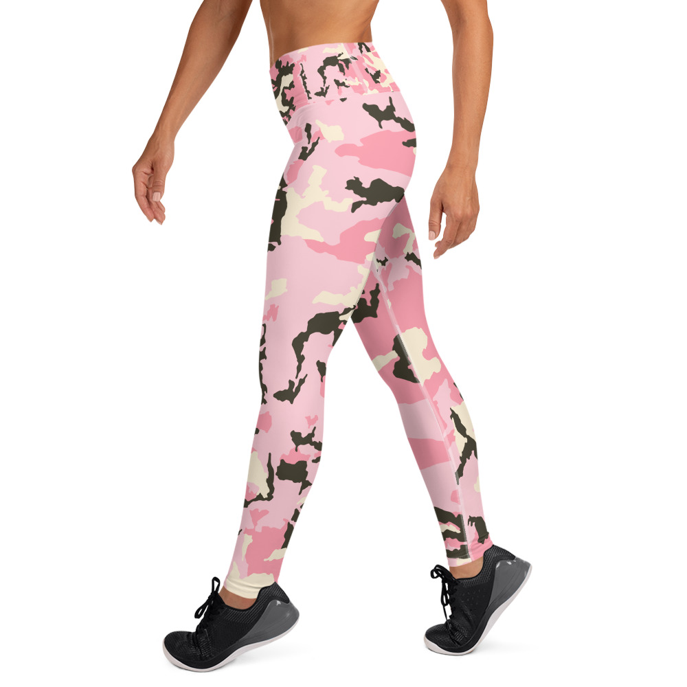 nike pink camo leggings