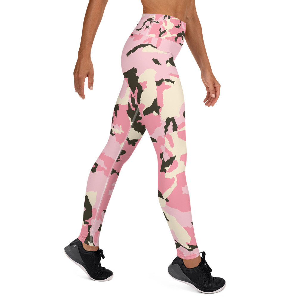 nike pink camo leggings